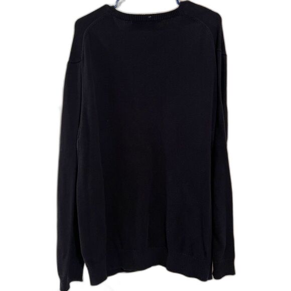 Vineyard Vines Cotton V-Neck Sweater Navy - Picture 3 of 3